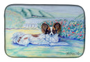 Papillon Dish Drying Mat Absorbent Dish Drying Mat Pad for Kitchen Counter Dish Drainer Mat for Countertop, 14 x 21", Multicolor