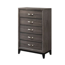 Contemporary 5 Drawer Tall Chest by HouseOfZazla