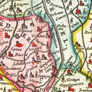 Vintage Map of West Friesland, Holland 1665