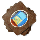 Great Dane Foam Coasters Set of 4 Cup Coasters for Indoor Outdoor, Tabletop Protection, Anti Slip, Mouse pad Material