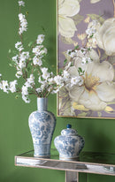 Rectangular Console Table With Elegant Floral Design And Mirrored - Silver Multi by Unique Piece Furniture