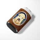 Wheaten Terrier Soft Coated Can or Bottle Hugger Cooler Sleeve for Standard 12 oz Cans, Insulated Foam Beer & Soda Can Hugger Reusable