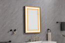 36x24 LED Lighted Bathroom Wall Mounted Mirror with High Lumen+Anti-Fog Separately Control