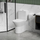 1 Piece Toilet With Dual Flush & Rimless Bowl - Glossy White by HouseOfZazla