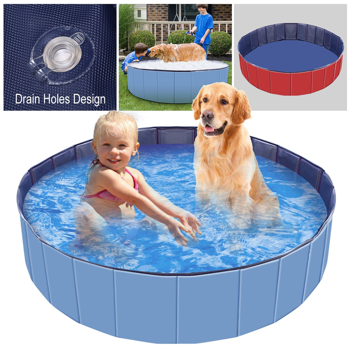 GBruno Foldable Pet Swimming Pool, photo 2 of 8