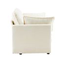 69" Plush Cloud Loveseat: Modular 2-Seater Sectional Sofa