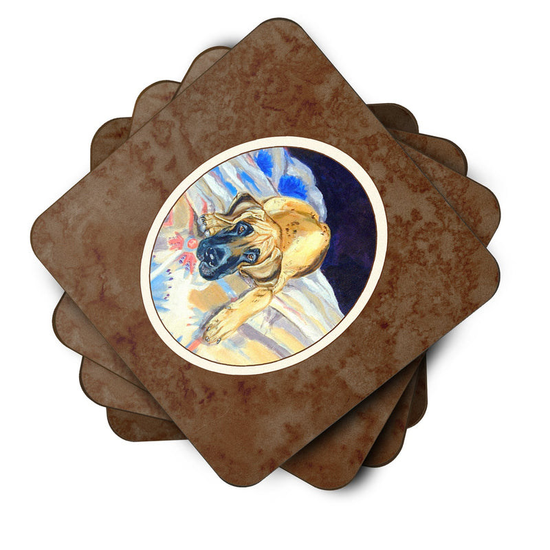 Fawn Great Dane Foam Coaster Set of 4 7258FC