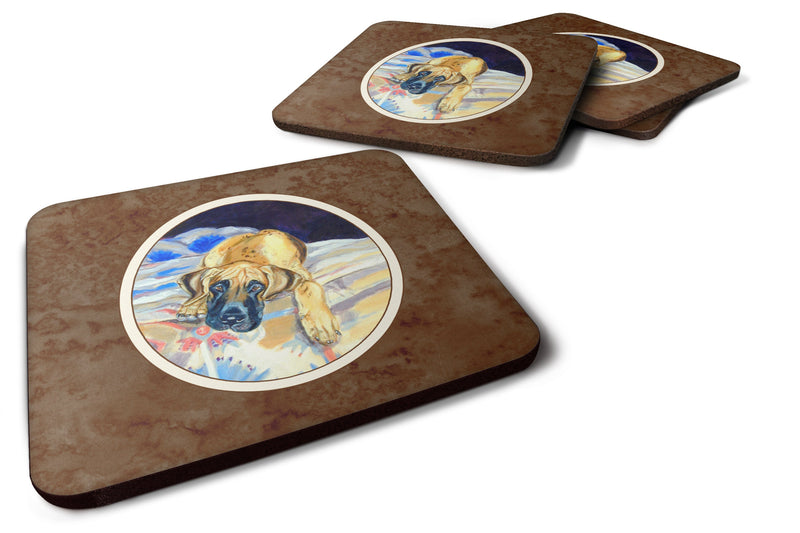 Fawn Great Dane Foam Coaster Set of 4 7258FC