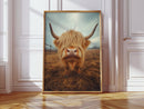 Golden Fluff and Attitude Highland Cow