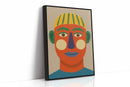 Rainbow Face with a Calm Smile