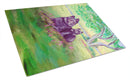 Schipperke and puppy Cutting Board Tempered Glass Kitchen Cutting Surface, Heat Resistant Chopping, Non-Slip Feet, Food Prep & Serving