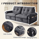 77-Inch Convertible Sofa Bed