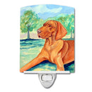 Vizsla Ceramic Night Light Compact, UL-Certified, Ideal for Bedroom, Bathroom, Nursery, Hallway, Kitchen, 6x4x3, Multicolor