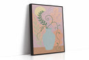 Twilight Leaves in a Pale Blue Vase