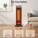1500W Portable Electric Space Heater with Remote and Thermostat