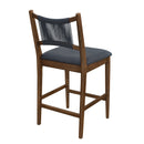 Arno Indoor Upholstered Wooden Counter Stool by HouseOfZazla