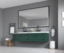 84 x 48 Inch LED Bathroom Mirror with Aluminum Frame