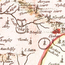 Vintage Map of Kent 1665