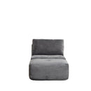 Single Chaise Longue With Movable Ottoman For Living Room by HouseOfZazla