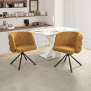 270 Degree Swivel Upholstered Desk Chairs (Set of 2)