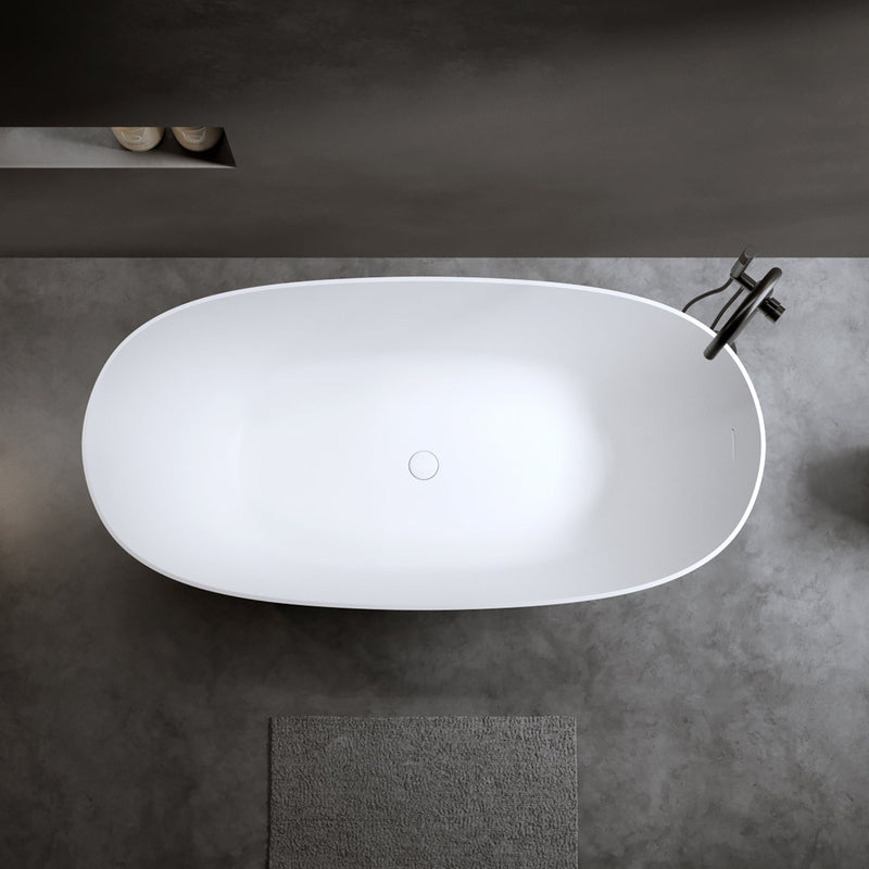 57" Solid Surface Matte Tub, photo 5 of 10