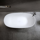 57" Solid Surface Matte Tub