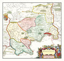 Vintage Map of Middlesex 1665