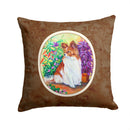 Papillon Decorative Throw Pillow 14x14 Indoor Outdoor Accent Cushion, Fabric Cover with Insert for Sofa, Bed, Porch & Living Room
