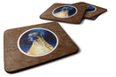 Great Dane Foam Coasters Set of 4 Cup Coasters for Indoor Outdoor, Tabletop Protection, Anti Slip, Mouse pad Material