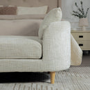 77.17" Wide Modern Upholstered End of Bed Bench