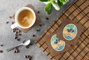 Great Dane Foam Coasters Set of 4 Cup Coasters for Indoor Outdoor, Tabletop Protection, Anti Slip, Mouse pad Material