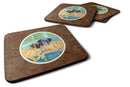 Great Dane Foam Coasters Set of 4 Cup Coasters for Indoor Outdoor, Tabletop Protection, Anti Slip, Mouse pad Material
