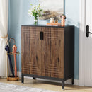 Shoe Cabinet With Doors, 5 Tiers Shoe Storage Organizer by HouseOfZazla