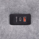 55.1" Pull Out Sleep Sofa Bed Loveseats Sofa Couch with Adjustable Backrest, Storage Pockets, 2 Soft Pillows, USB Ports for Living Room, Bedroom, Apartment, Office,Grey