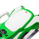 24V Kids Ride On Electric scooter w/ helmet knee pads,24v ride on toy for kids,Spray function,2WD 400w wheel-hub motor,5.59-6.84MPH,Gravity Steering,Use for 1-2 hours,Exercise your child age 6+.