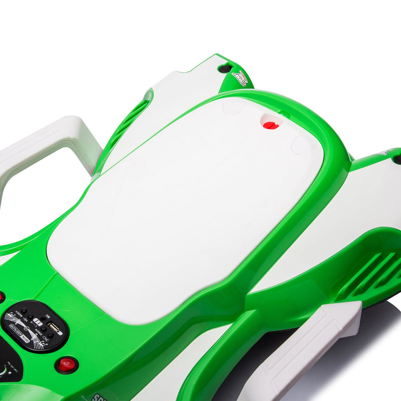 24V Kids Ride On Electric scooter w/ helmet knee pads,24v ride on toy for kids,Spray function,2WD 400w wheel-hub motor,5.59-6.84MPH,Gravity Steering,Use for 1-2 hours,Exercise your child age 6+.