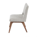 Boomerang - Dining Side Chair With Upholstered Cushions (Set of 2) - Light Gray