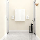 White Shaker Solid Wood Wall Cabinet with Soft-Close Doors by HouseOfZazla