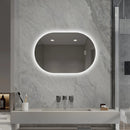 Smart Wall Mounted LED Touch Screen Mirror With Anti-Fog Function And Adjustable Lighting by Unique Piece Furniture