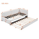 Upholstered Daybed, Sofa Bed Frame, No Box Spring Needed