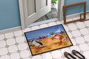 Corgi Doormat Indoor Outdoor 18H X 27W Front Door Mat Rugs for Entryway, Non Slip Washable