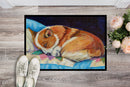 Corgi Doormat Indoor Outdoor 18H X 27W Front Door Mat Rugs for Entryway, Non Slip Washable