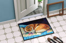 Corgi Doormat Indoor Outdoor 18H X 27W Front Door Mat Rugs for Entryway, Non Slip Washable