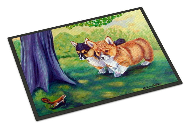 Corgi Indoor Outdoor Mat 18x27 Doormat