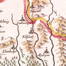 Vintage Map of Pembrokeshire 1665