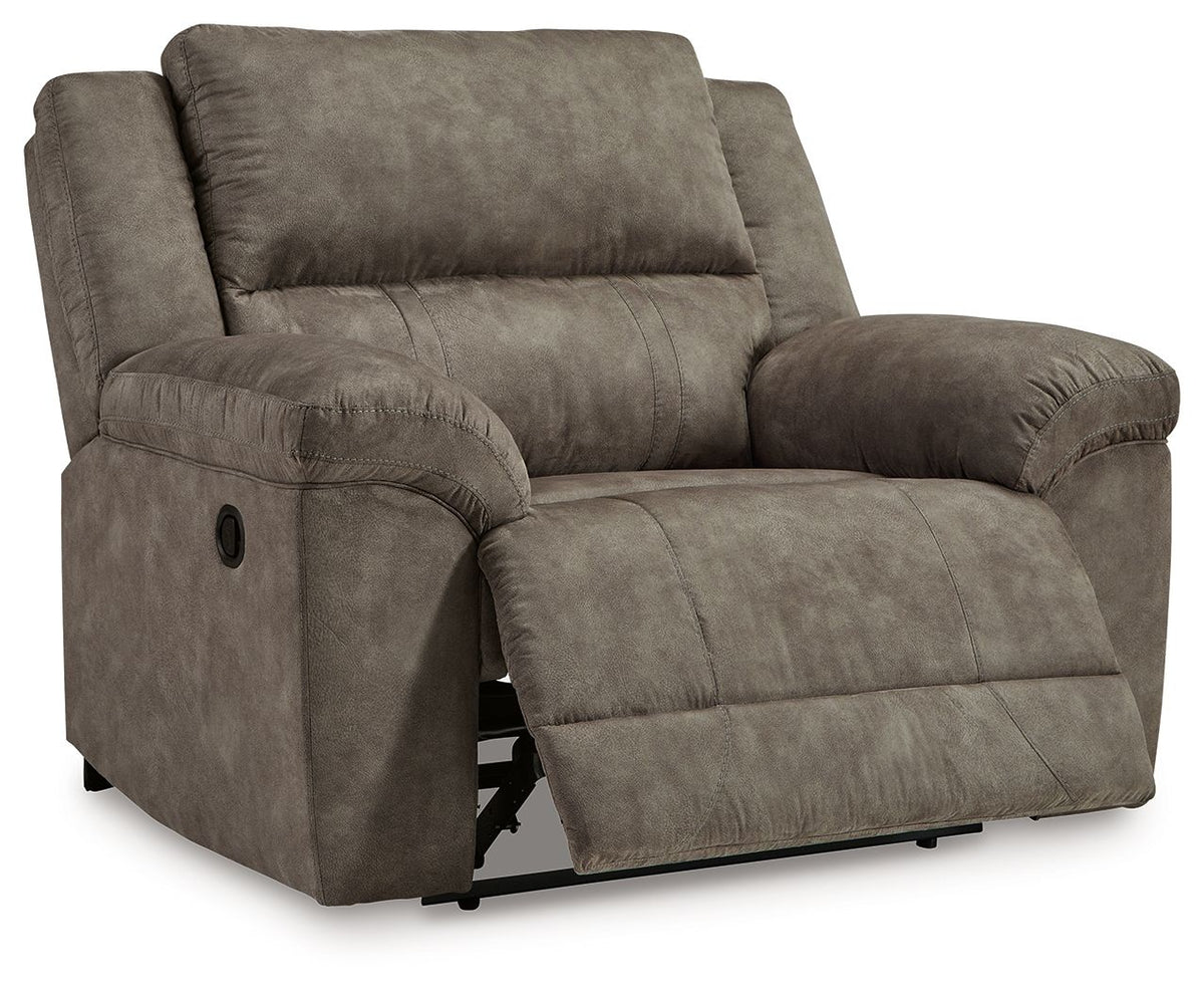 Laresview - Zero Wall Wide Seat Recliner - Fossil, photo 6 of 7