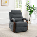 Kayla Power Recliner With Lift, Heating & Massage (Zero Gravity) - Gray by HouseOfZazla