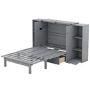 Murphy Bed With Shelves, Drawers And USB Ports by Unique Piece Furniture