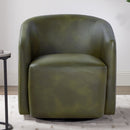 Ardena - Modern Swivel Barrel Chair by HouseOfZazla