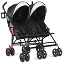 Foldable Twin Baby Double Stroller Ultralight Umbrella Kids Stroller by LJGDeals